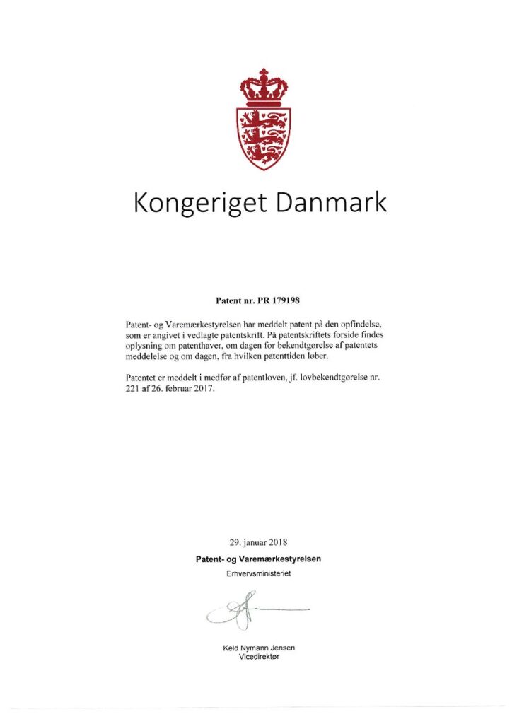 Patent Denmark